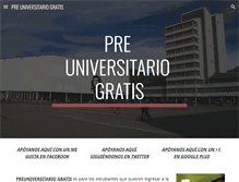 Tablet Screenshot of cursos-preuniversitarios.com